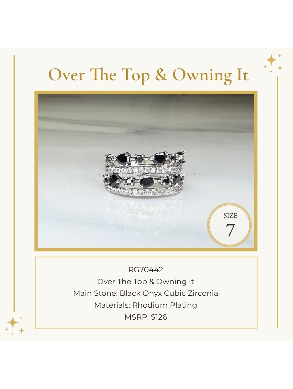Over The Top & Owning It - Size 7 - OG